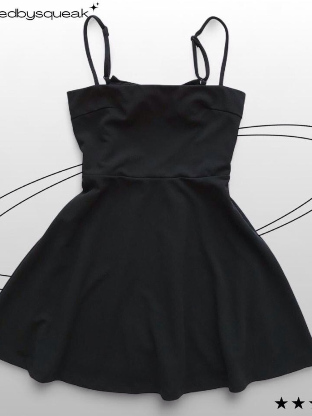 Lulus Black Get to Bow Me Black Skater Mini Dress Medium Goth Whimsigoth Y2K